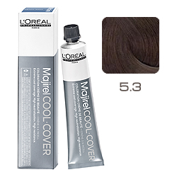 L'Oreal Professionnel Majirel Cool Cover - Краска для волос Кул Кавер 5.3 Светлый шатен золотистый 50 мл