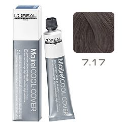 L'Oreal Professionnel Majirel Cool Cover - Краска для волос Кул Кавер 7.17 Блондин пепельный металлизированный 50 мл