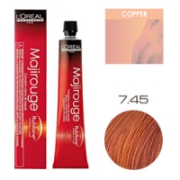L'Oreal Professionnel Majirouge - Краска для волос Мажируж Рубилайн 7.45 Блондин медный красное дерево 50 мл