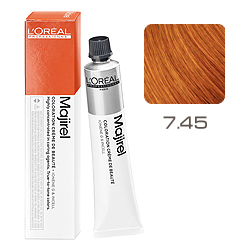 L'Oreal Professionnel Majirouge - Краска для волос Мажируж Рубилайн 7.45 Блондин медный красное дерево 50 мл