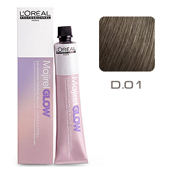 L'Oreal Professionnel Majirel GLOW Dark Base - Краска для волос .01 Дымчато-пепельный (для темных баз от 1 до 5) 50 мл