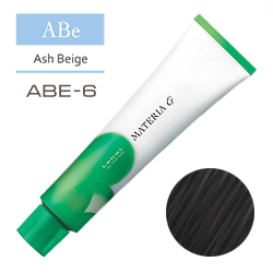 LEBEL Краска для волос Materia G Тон ABE6 - Тёмный блондин пепельно-бежевый  120 гр.