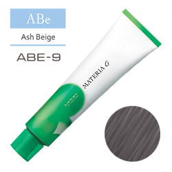 LEBEL Краска для волос Materia G Тон ABE9 - Очень светлый блондин пепельно-бежевый  120 гр.