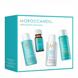Moroccanoil Must-Haves Kit - Набор Ознакомительный для увлажнения волос 70 + 70 + 75 + 10мл