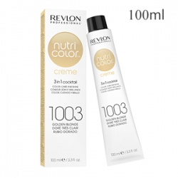 Revlon Professional Nutri Color Creme 1003 Golden Blonde - Крем-краска тон Очень светлый золотистый 100 мл