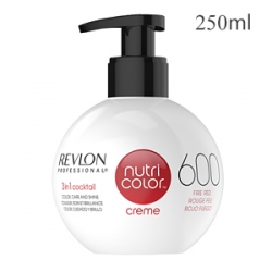 Revlon Professional Nutri Color Creme 600 Fire Red - Крем-краска тон Огненный красный 250 мл