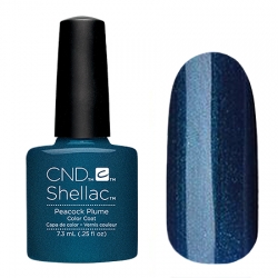 CND Shellac Peacock Plume - Гель-лак для ногтей 7,3 мл темно-синий шеллак c микроблеском