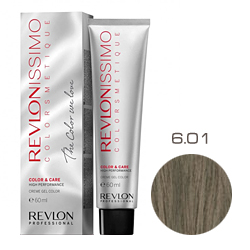 Revlon Professional Revlonissimo Colorsmetique Color & Care - Крем-гель 6.01 Темный блондин пепельный 60 мл