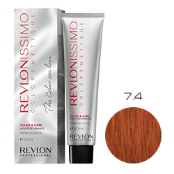 Revlon Professional Revlonissimo Colorsmetique Color & Care - Крем-гель 7.4 Блондин медный 60 мл