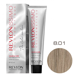 Revlon Professional Revlonissimo Colorsmetique Color & Care - Крем-гель 8.01 Светлый блондин пепельный 60 мл