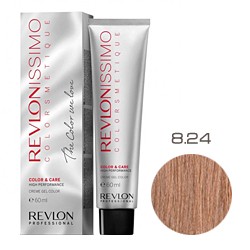 Revlon Professional Revlonissimo Colorsmetique Color & Care - Крем-гель 8.24 Светлый блондин переливающийся медный 60 мл