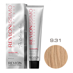 Revlon Professional Revlonissimo Colorsmetique Color & Care - Крем-гель 9.31 Очень светлый блондин золотисто-пепельный 60 мл