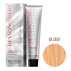 Revlon Professional Revlonissimo Colorsmetique Color & Care - Крем-гель 9.32 Очень светлый блондин золотисто-переливающийся 60 мл