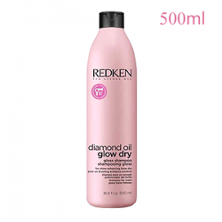 Redken Diamond Oil Glow Dry Gloss Shampoo - Шампунь для блеска волос 500 мл