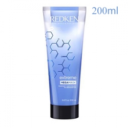 Redken Extreme Strengthening Mega Hair Mask - Маска для волос с двойной формулой для всех типов поврежденных волос 200 мл