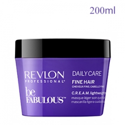 Revlon Professional Be Fabulous Daily Care Fine Hair C.R.E.A.M. Lightweight Mask - Ухаживающая маска для тонких волос 200 мл 