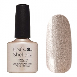 CND Shellac Safety Pin - Гель-лак для ногтей 7,3 мл нежный перламутровый серебристо-бежевый оттенок