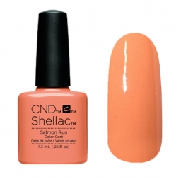 NEW Весна 2015! CND Shellac цвет Salmon Run гель-лак 7,3 мл пастельный персиковый, эмаль.