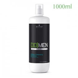 Schwarzkopf Professional [3D]Men Deep Cleansing Shampoo - Шампунь для глубокого очищения 1000 мл