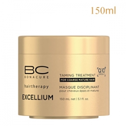 Schwarzkopf Professional Bonacure Excellium Taming Treatment - Маска смягчающая для жестких зрелых окрашенных волос 150 мл 