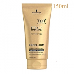 Schwarzkopf Professional Bonacure Excellium Taming Conditioner - Кондиционер смягчающий для жестких зрелых окрашенных волос 150 мл