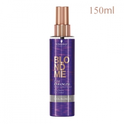 Schwarzkopf Professional BlondMe Cool Ice Spray Conditioner - Спрей-кондиционер для холодных оттенков блонд 150 мл 