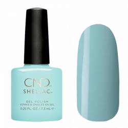 CND Shellac Taffy - Гель-лак для ногтей 7,3 мл пастельный мятно-бирюзовый оттенок, глянцевый, плотный