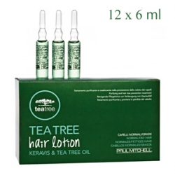 Paul Mitchell Tea Tree Special Hair Lotion Keravis & Tea Tree Oil - Регенерирующие ампулы против выпадения волос 12 х 6 мл