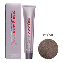 Revlon Professional Young Color Excel Creme Gel Color - Крем-краска 5.24 Кофейно-ореховый 70 мл