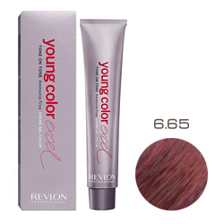 Revlon Professional Young Color Excel Creme Gel Color - Крем-краска 6.65 Пурпурно-красный 70 мл