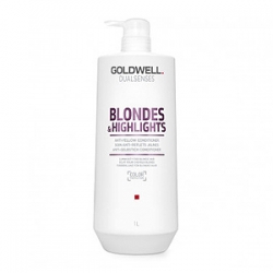 Goldwell Dualsenses Blondes And Highlights Anti-Yellow Conditioner – Кондиционер против желтизны для осветленных волос 1000 мл