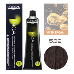 L'Oreal Professionnel Inoa - Краска для волос Иноа 5.32 Светлый шатен золотистый перламутровый 60 мл