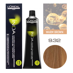 L'Oreal Professionnel Inoa - Краска для волос Иноа 9.32 Очень светлый блондин золотистый перламутровый 60 мл