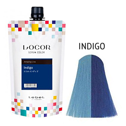 Lebel Locor Serum Color Amazing Line Indigo - Оттеночный краситель-уход Индиго 300гр