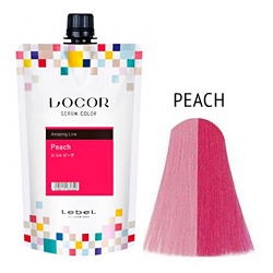 Lebel Locor Serum Color Amazing Line Peach - Оттеночный краситель-уход Персиковый 300гр