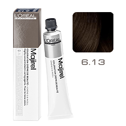 Loreal Majirel Cool Inforced - Краска для волос 6.13 Темный блондин пепельно-золотистый 50 мл