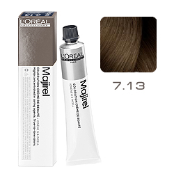 Loreal Majirel Cool Inforced - Краска для волос 7.13 Блондин пепельно-золотистый 50 мл