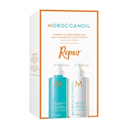  Moroccanoil  Duo Repair - Увлажняющий восстанавливающий набор, шампунь + кондиционер 500+500мл