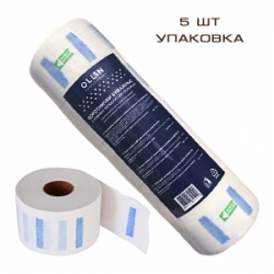 OLLIN Professional - Воротнички бумажные с клеевой полоской для фиксации 5 рулонов х 100 шт